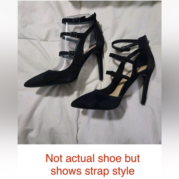 Gianni Bini Black Suede Heels 6 - Picture 12 of 12